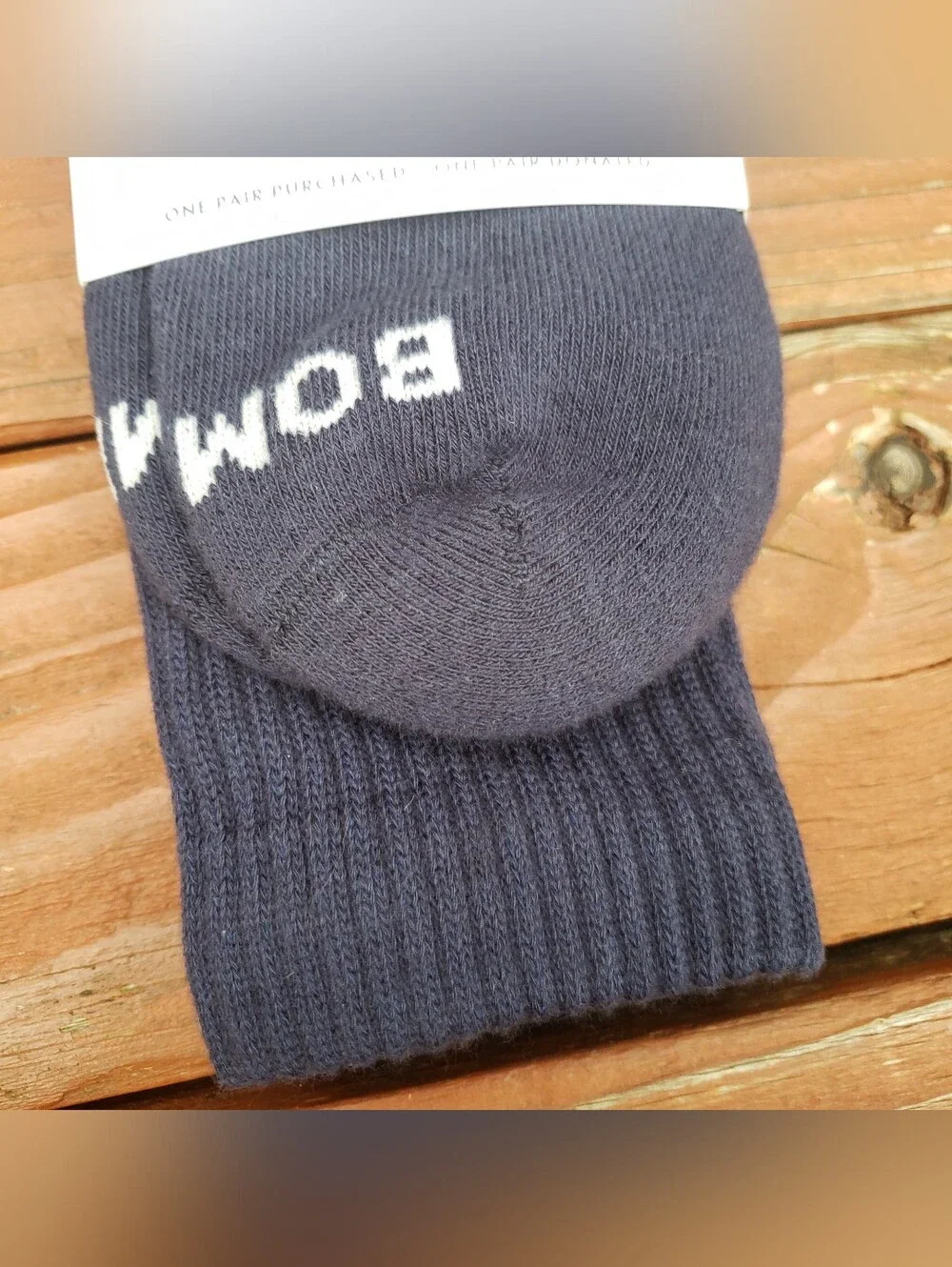 New BOMAS Dark Blue or Navy Socks - Half Calf- Size Medium
